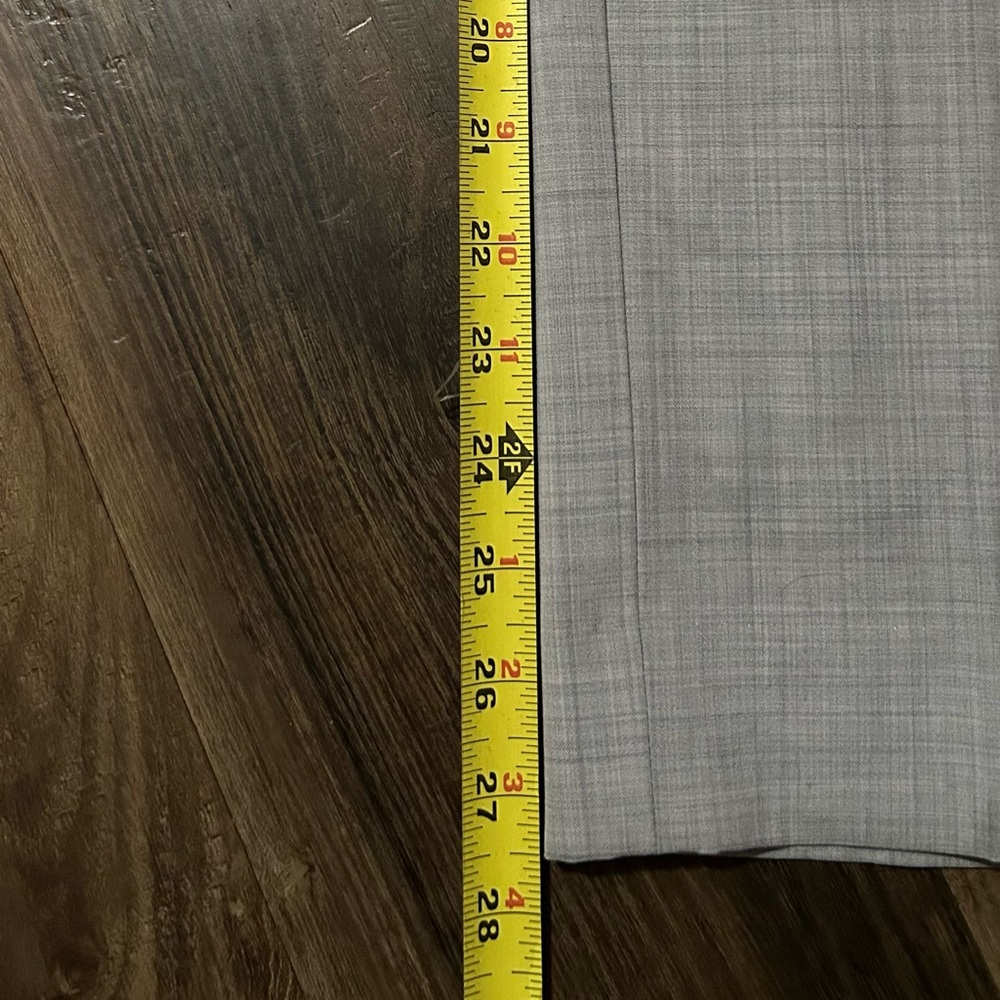 Women's Banana Republic Ryan Light Gray Mid-Rise Slacks Polyester Blend Size 6 - Picture 4 of 7